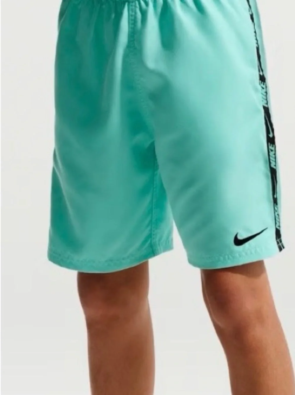 Big Kids Boys Nike Breaker Logo Tape Volley Swim Shorts